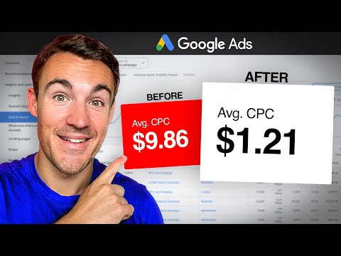 How To MASSIVELY Reduce Google Ads Cost Per Click