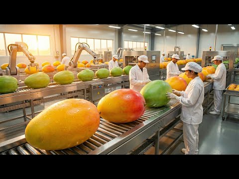Inside a Tropical Dried Mango Factory From Slicing Ripe Fruit to Packaging Chewy Export Snacks