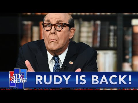 Rudy Giuliani Is Banned From Fox News, But Not From The Late Show!