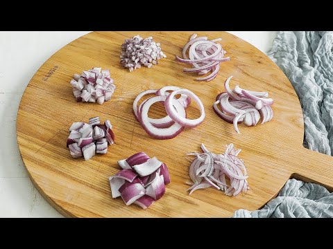 How to Cut an Onion 6 Different Ways