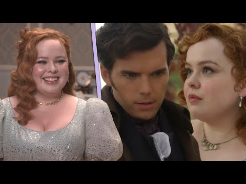 Bridgerton: Why Nicola Coughlan and Luke Newton STRUGGLED With Their Steamy Scenes (Exclusive)