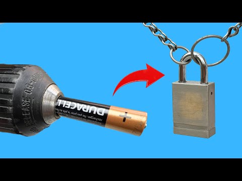 Invention used a 1.5V battery to unlock every type of locks you should know