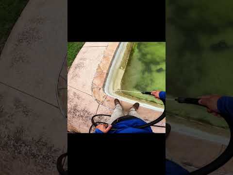 Part 1 Pool Drain and Clean POV #plumbing #plumbingtime #poolcleaner #asmr #satisfying
