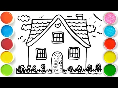 House Drawing, Painting & Coloring For Kids and Toddlers_ Easy Art