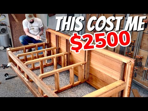 Don't Do This! || Rebuilding a 100 year old piece of furniture