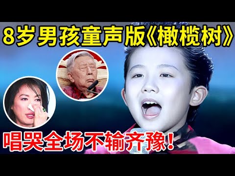 8岁小男孩天籁之音!一首《橄榄树》唱哭全场,竟不输原唱齐豫【家有小明星】
