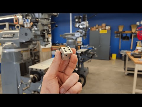 Machining some Aluminum Dice on a Mill