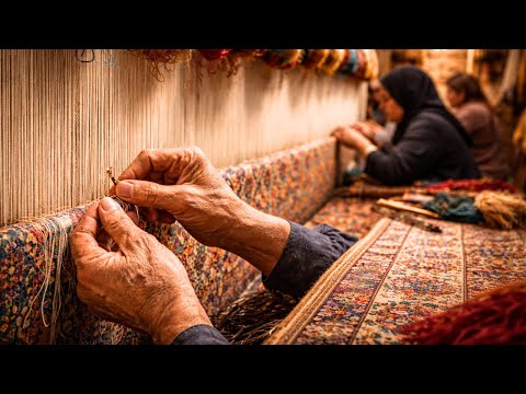 Weaving a Persian Silk Carpet by Hand – A Craft Measured in Years, Not HoursBuilding a Mechanical