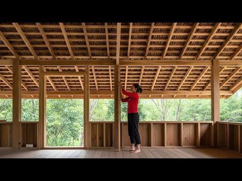 Woman REVIVES burnt-down house into a WOODEN HOUSE in 109 days | By @Lý Thị Viện