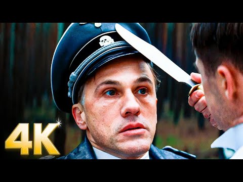 Aldo Raine’s Masterpiece: Carving Landa’s Forehead | Inglourious Basterds | CLIP ⚡ 4K