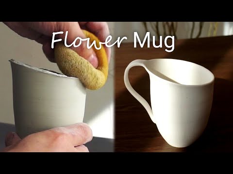 꽃처럼 아름다운 컵 만들기 Making a Flower Shaped Mug