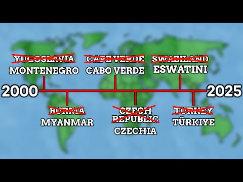 EVERY Country Name Change Of The 21st Century