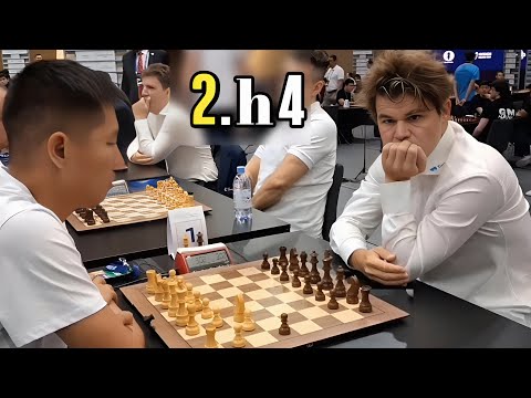 When Magnus Played 2.h4! Against an International Master