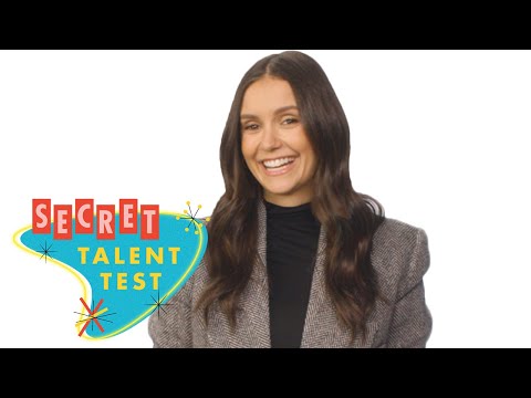 Nina Dobrev Is Secretly Great At Grabbing Things with Her Feet | Secret Talent Test | Cosmopolitan