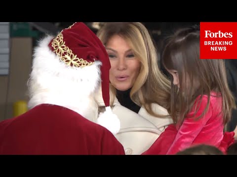 BREAKING NEWS: Melania Trump Participates In Toys For Tots Event At Marine Corps Base Quantico