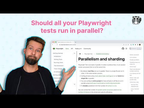 How to run your Playwright test in parallel or in serial mode