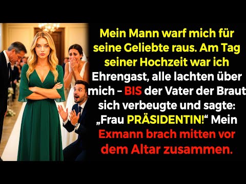 Am Hochzeitstag meines Exmannes mit seiner Geliebten👰 begrüßte mich ihr Vater: "Frau Präsidentin!"