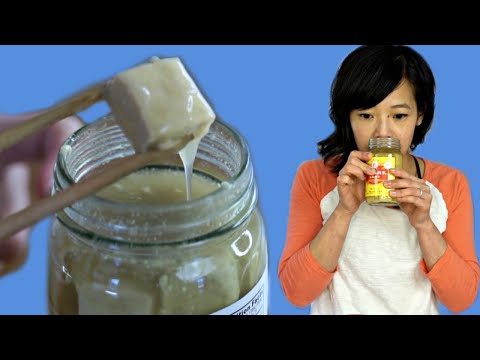 How to Eat TOFU CHEESE -- Chinese FERMENTED TOFU Taste Test