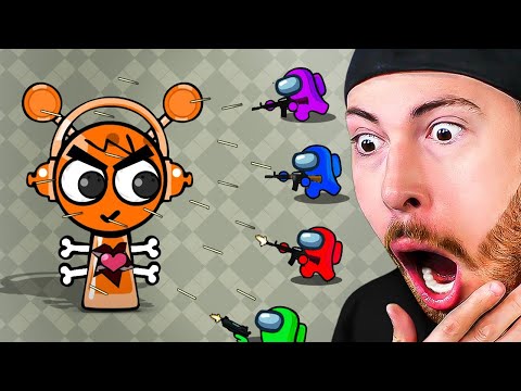 Sprunki vs Mini Crewmate! Who Will Win? (Full Among Us Animation)