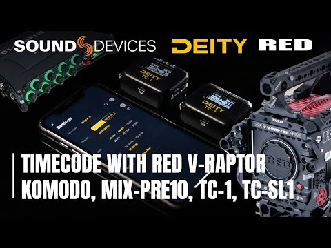 Knight Light EP1: Timecode Jamming the RED Komodo, V-Raptor, & MixPre-10 with the Deity TC-1, TC-SL1