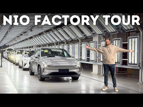 NIO Factory Tour! Decoupled Staging, EOL, & Battery Swap Demo