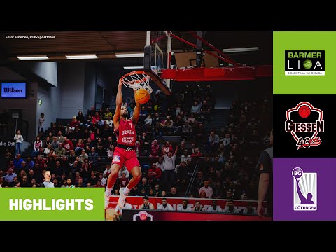 ProA: GIESSEN 46ers vs. BG Göttingen | Highlights