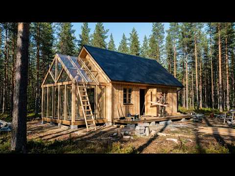 A Lone Man Builds an Off-Grid Green Life in the Forest