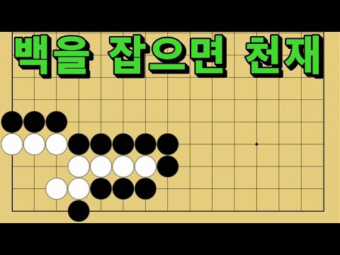 바둑 묘수 사활 - 양파 같이 매력적인 묘수가 있습니다. 백을 잡아보세요.