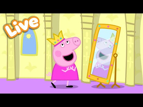 🔴 LIVE 24/7: Peppa Pig Playtime Fun! 👗🌈 | Peppa Pig's Pretend Play | FULL EPISODES