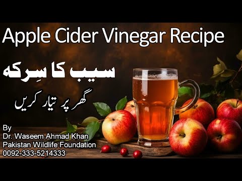Apple Cider Vinegar Commercial Recipe |  Saib Ka Sirka Bananay Ki Tarkeeb | How To Make Apple Cider