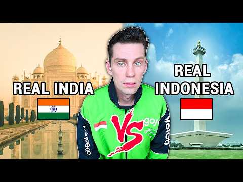 INDONESIA vs INDIA – Which is Better? (Ultimate Country Comparison) 🇮🇩 🇮🇳