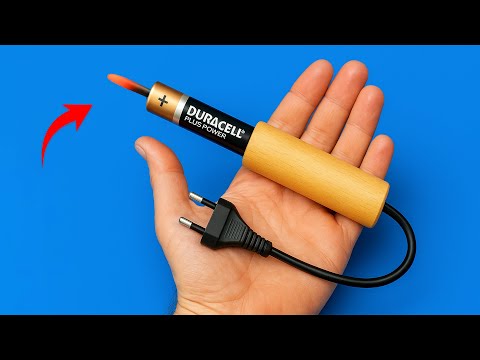 This DIY Should NOT Exist - A Hidden Battery Inside Wood?