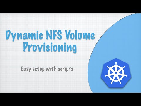 Set up dynamic nfs volume provisioning in Kubernetes (jmos/kube/117)