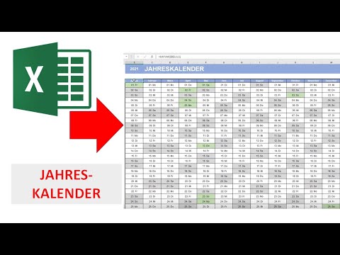 Annual Calendar 2021 I Excel Template I Excelpedia