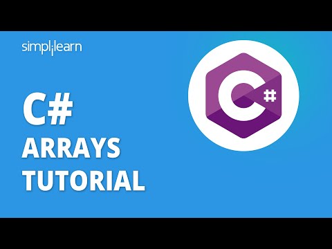 C# Arrays Tutorial | C# Tutorial For Beginners | How To Program C# Arrays | C# Tutorial |Simplilearn