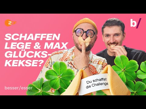 Glückskekse Challenge: Sebastian verzweifelt an Max, Flo und am Kekse backen