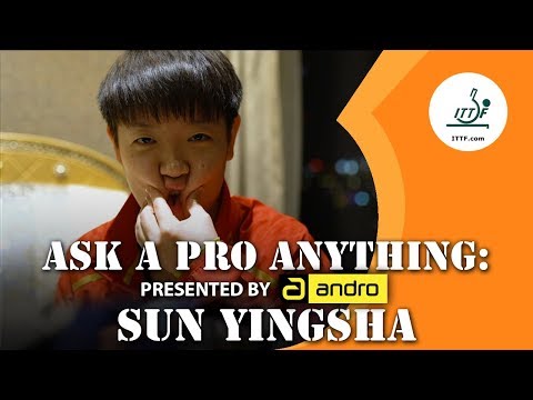 Sun Yingsha | Ask a Pro Anything presented by andro