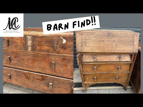 Double RESTORATION of Antique FURNITURE - Amazing BARN FIND