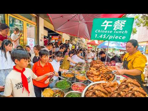 What do Chinese people eat for lunch? Top lunch food streets in Zhengzhou, China
