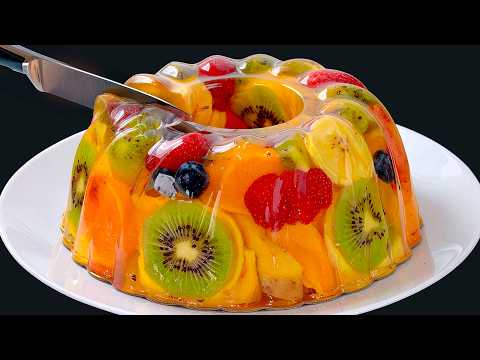 Just orange and fruit! The best homemade dessert I've ever eaten!