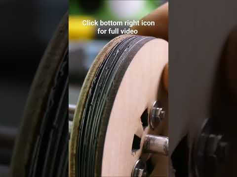 DIY Tesla turbine simple build. clip from full video. #lasercutter