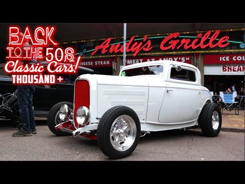 BACK TO THE 50S!!! 10,000 CLASSIC CARS! - Hot Rods, Street Rods, Classic Car Show, Muscle Cars 2023.
