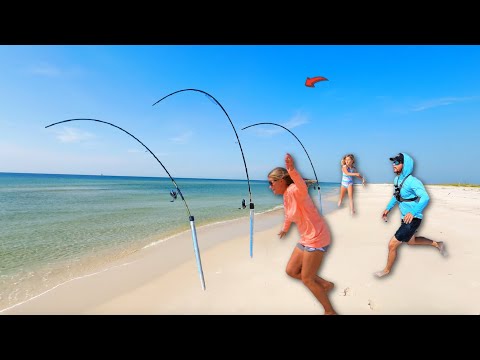 The Most Insane Surf Fishing! *FAST Bites*