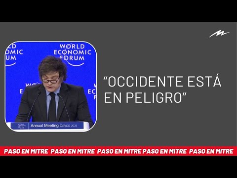 El discurso completo de Javier Milei en el Foro de Davos: “Occidente está en peligro”