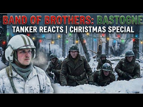 Soldier Reacts to BRUTAL CHRISTMAS in Band of Brothers Ep 6 | First Time Reaction - React Like Barry