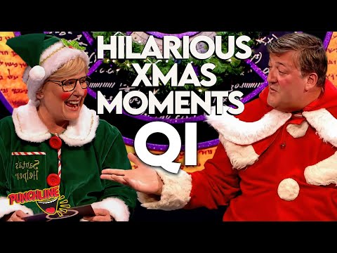 Festively Funny QI Moments l Hilarious Christmas Facts & Seasonal Chaos!
