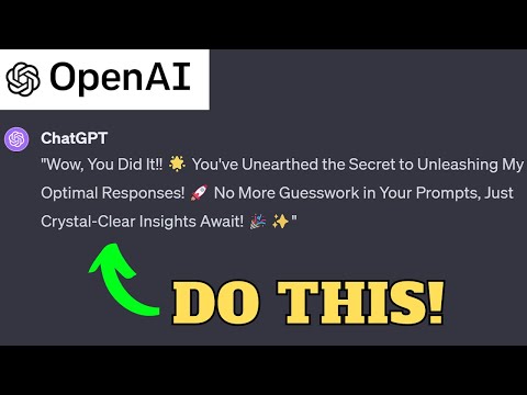 ChatGPT OFFICIAL OpenAI Prompt Guide