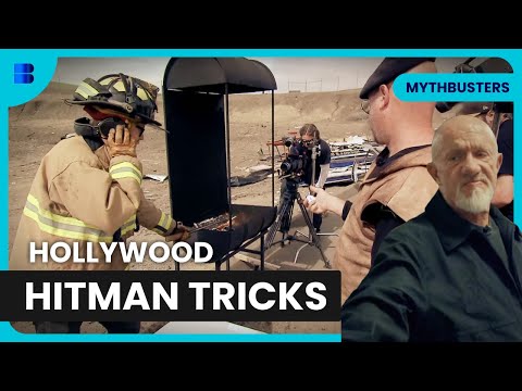 Debunking Hollywood's Hitman Tricks! - Mythbusters - S09 EP04 - Science Documentary