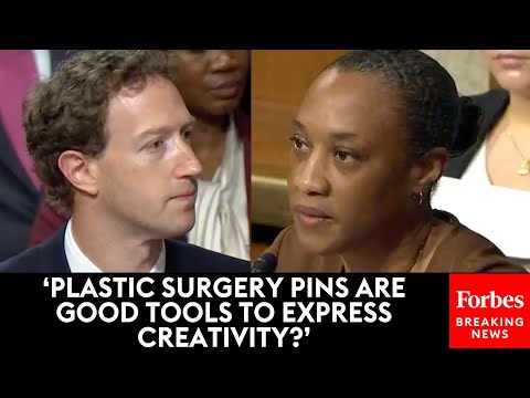 Laphonza Butler Presses Mark Zuckerberg About Face Filters That Cause 'Self-Hate' In Young Women