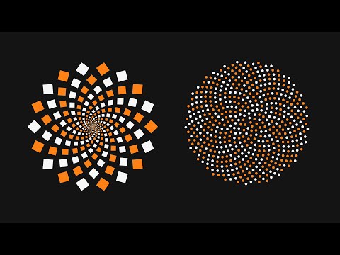 Fibonacci Spiral with 2 ways in Illustrator CC 2023